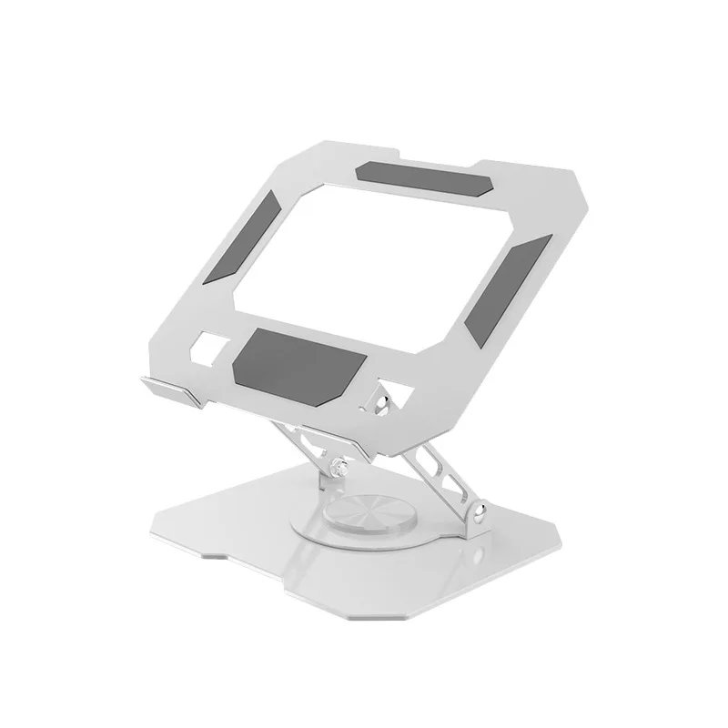 360 degree rotatable notebook tablet stand bracket Desktop heightened lifting metal support frame for heat dissipation