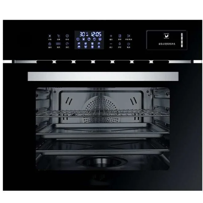 

High Quality Smart Home 304 Stainless Steel Liner Embedded 60L Electric Oven