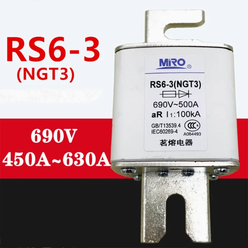 

Быстроплавкий предохранитель MRO RS6-3 NGT3 400A 450A 500A 560A 630A 710A 800A 690V 100kA