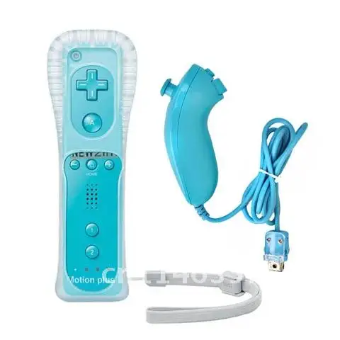 Nunchuk Wireless Remote Game Controller With Joypad Control For Nintend o Wii Built-in Motion Plus For Wii Gamepad