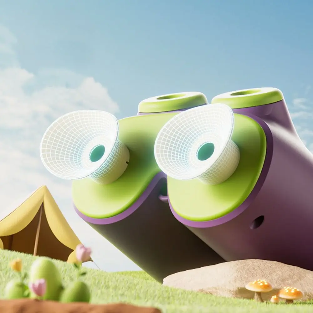 

Plastic Children Binoculars Toy Educational Toys High Magnification Portable Magnification Toy Science Exploration HD Magnifier