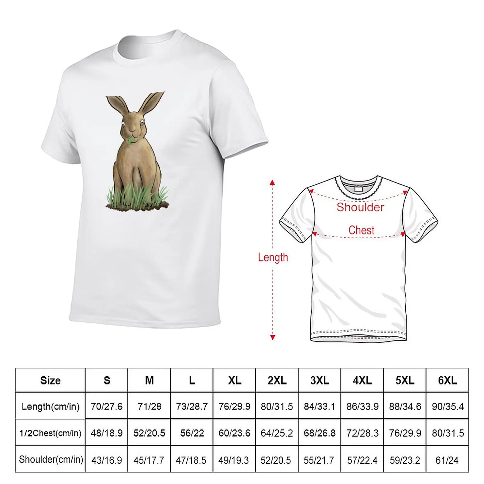 New cartoony hare T-Shirt new edition t shirt man clothes oversized t shirts slim fit t shirts for men