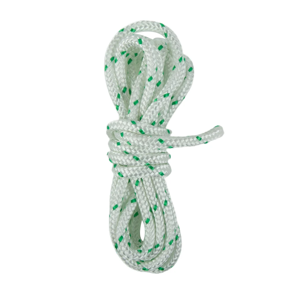 1 шт., 2 м, шнур для запуска, нейлоновая веревка для запуска двигателя, сменный шнур для запуска двигателя, детали для газонокосилки, бензопила, воздуходувка, садовый инструмент