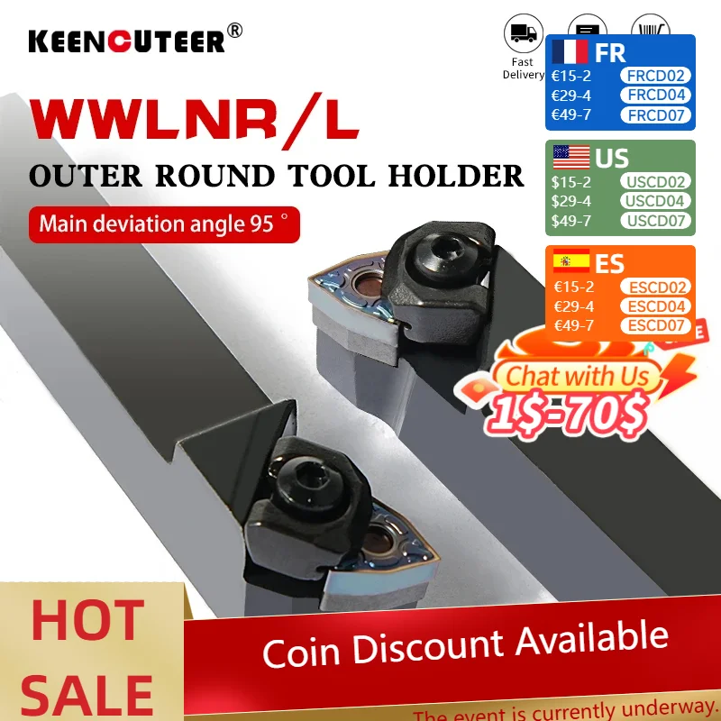 

1 шт WWLNR020 WWLNR25WWLNR525 WLNR3232 инструменты резцы токарные WNMG твердый сплав лезвие WWLNR резцедержатель цифровой резец CNC токарный станок металлу инструмент для токарного станка