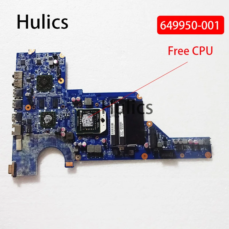 

Hulics Used 649949-001 649950-001 For HP Pavilion G4-1000 G4 G6-1000 G6 G7-1000 G7 Laptop Motherboard DA0R23MB6D1 Main Board