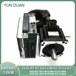 Driver servomotore CA Delta 1.5KW 7.16NM 2000rpm 130MM ASD-B2-1521-B ECMA-E21315RS ECMA-E21315SS Motore codificatore 17bit con freno