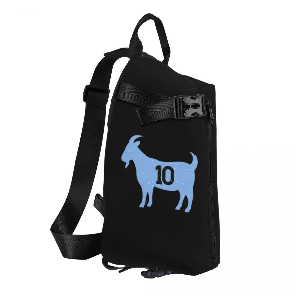 GOAT 10 Argentina Chest Bag Men Sling Crossbody Backpack Chest Bag Traveling Hiking Daypack Shoulder Bag