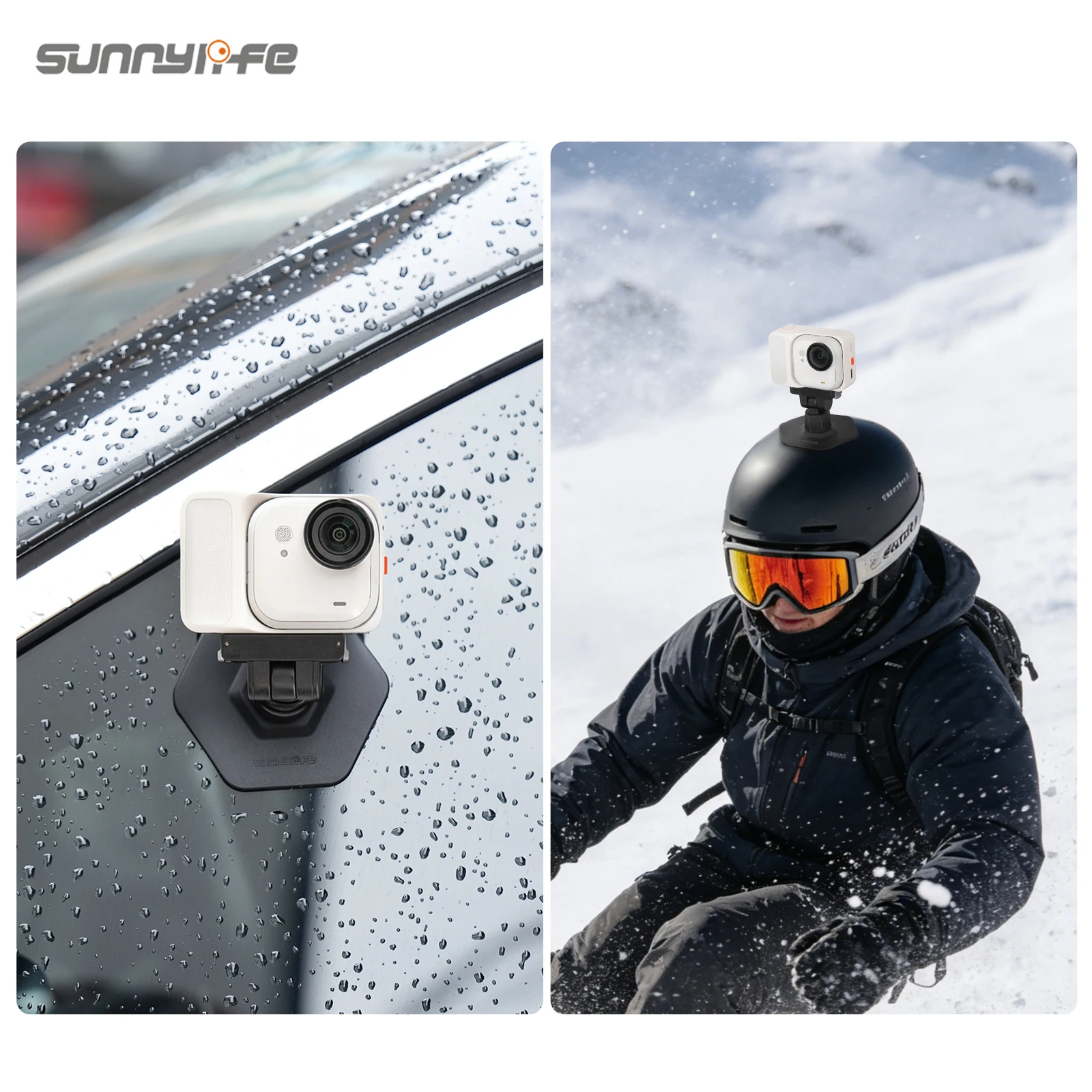 Quick-Release Bidirectional Magnetic Base For Insta360 GO Ultra Sports Camera Sticking Base Adjustable Flexible Base Accessories