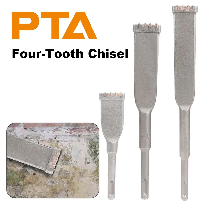SDS Plus Shank Carbide Mortar Raking Bit, Concrete Joint Removal Tool, Thin Disc Shape, 6-Cutter Tipped Design for Masonry, Bric