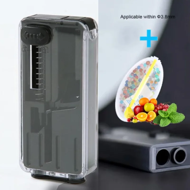 100PCS Cigarette Explosion Pops Beads DIY Pusher Box Mix Fruit Black Ice mint Menthol flavour Brush Ball For Smoking Holders
