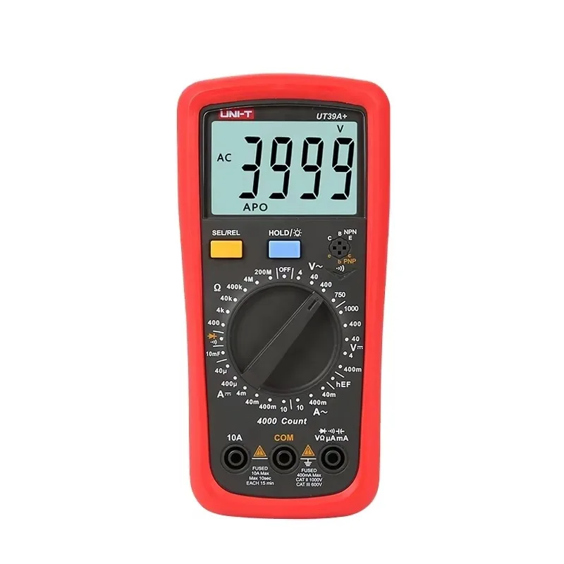 UT39A+ UT39C+ Digital Multimeter Auto Range Tester Upgraded From UT39A/UT39C AC DC V/A Ohm /Temp /Frequency/HFE/NCV test