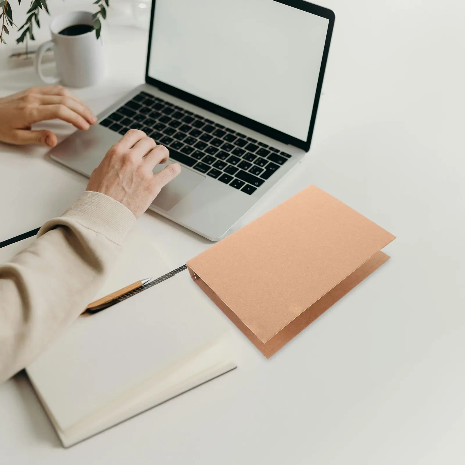 Notatnik Shell Vintage Kraft Paper Loose-leaf Notepad Binders Information Booklet Hard Hand Account Cover Brown