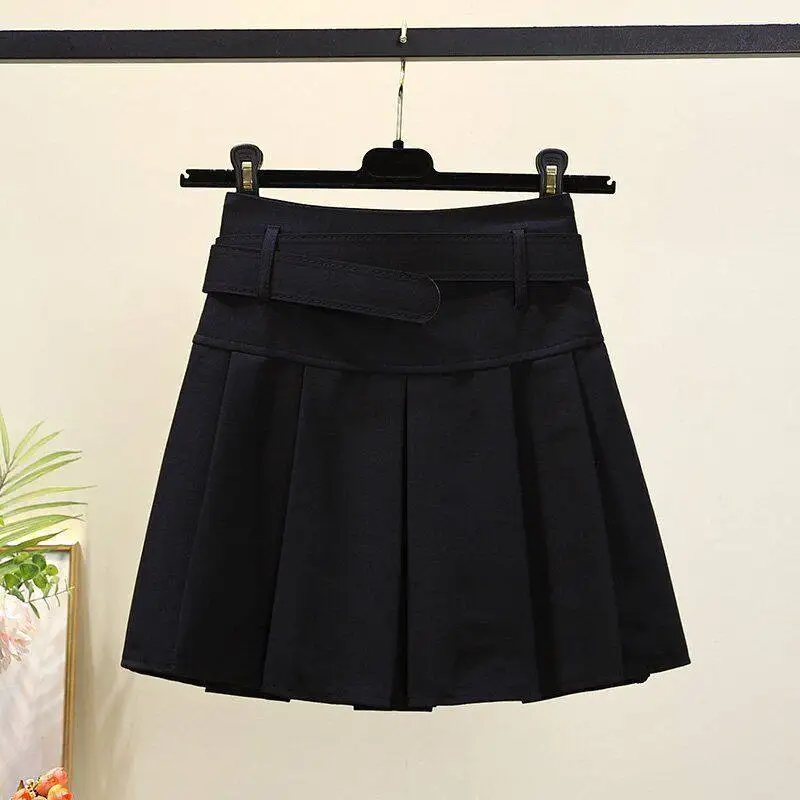 Femmes rose a-ligne Mini jupe Vintage années 2000 Y2k Gyaru jupe plissée Harajuku Style coréen jupes avec ceinture vêtements printemps été