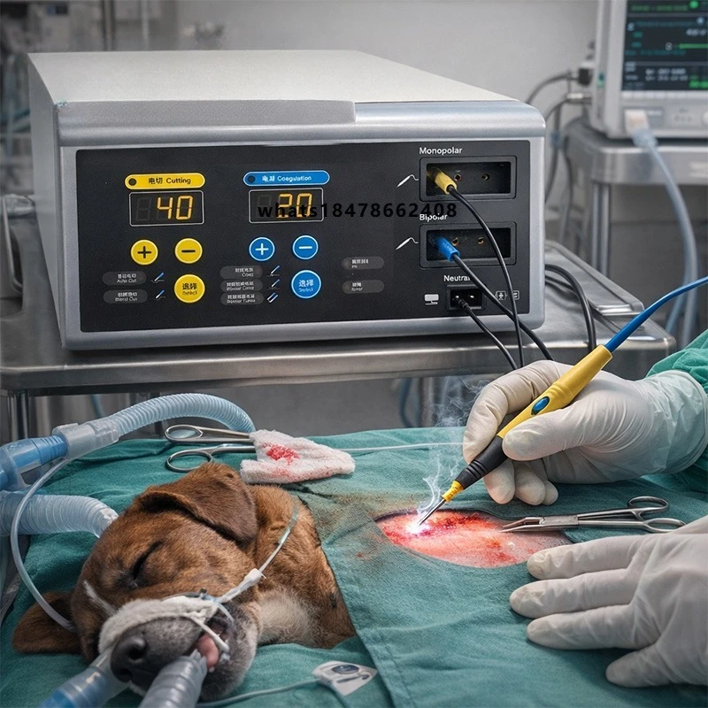 Medical Surgical Bipolar Electrosurgical Devices 4.0MHz and 1.7MHz Portable  Devices, Veterinary Electrosurgical Devices