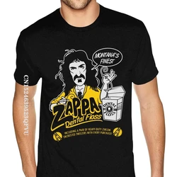 Frank Zappa Shirt Oversized For Men's Black Graphic T-Shirts Printed T Shirt Cotton Men T Shirts Printed Retro