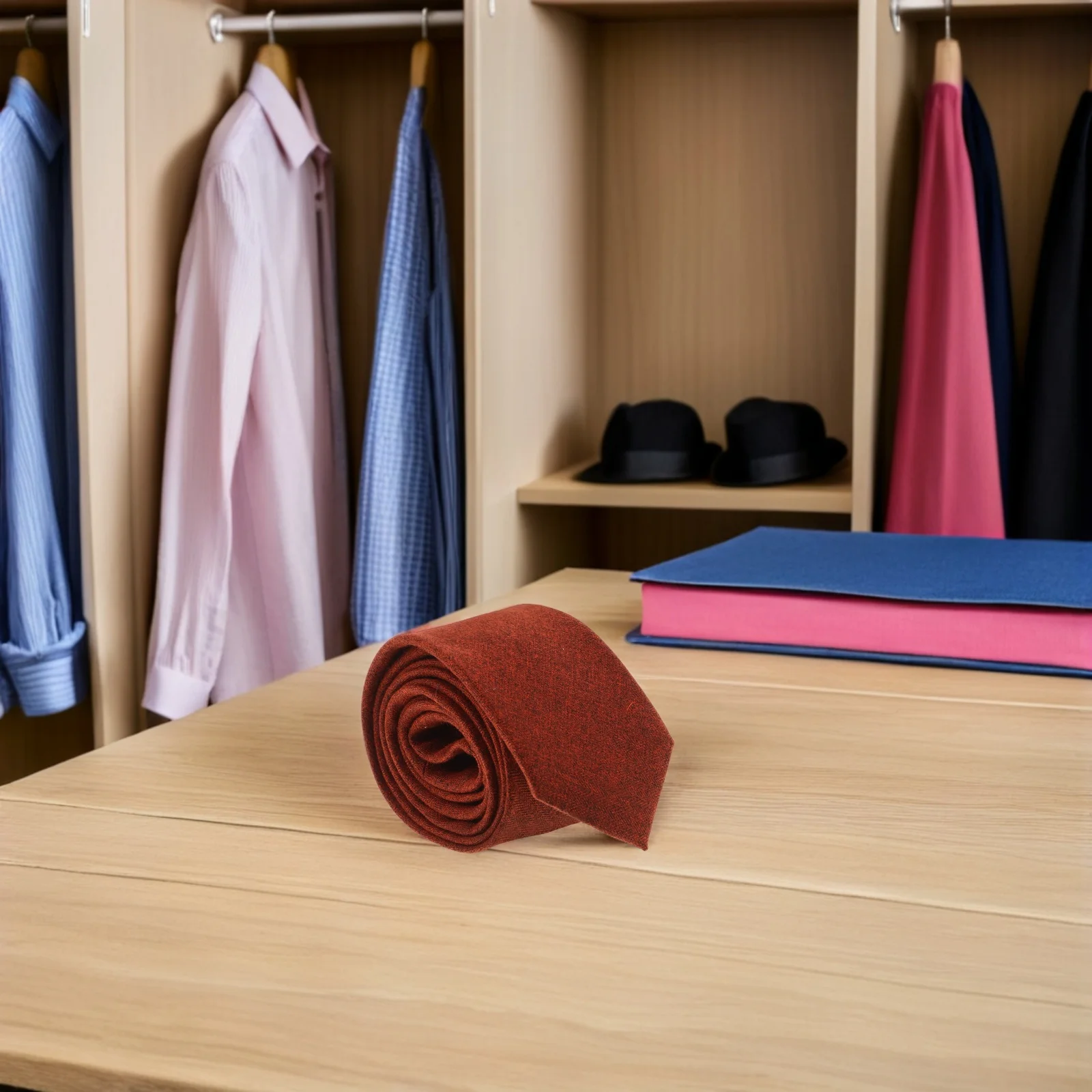 남성용 순수 오렌지 넥타이 빈티지 정장 넥타이 사무실 정장 웨딩 파티 장식용 넥타이 패션