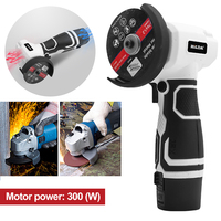 12V Mini Angle Grinder Small Grinding Machine 3 Inch Angle Grinding Tool 2000mAh Battery with Cutting Disc for Home Use