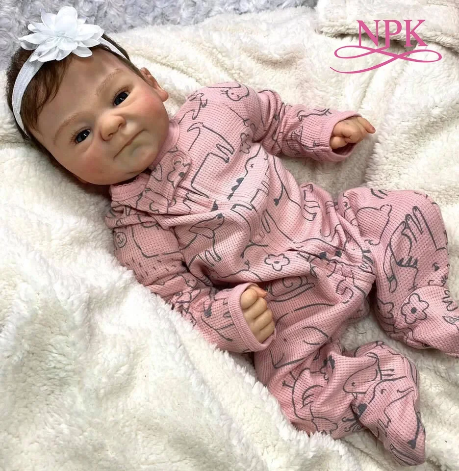 SINO-BB  48CMreborn premie baby doll cocomalu hand made high quality doll real soft touch cuddly baby collectible art doll