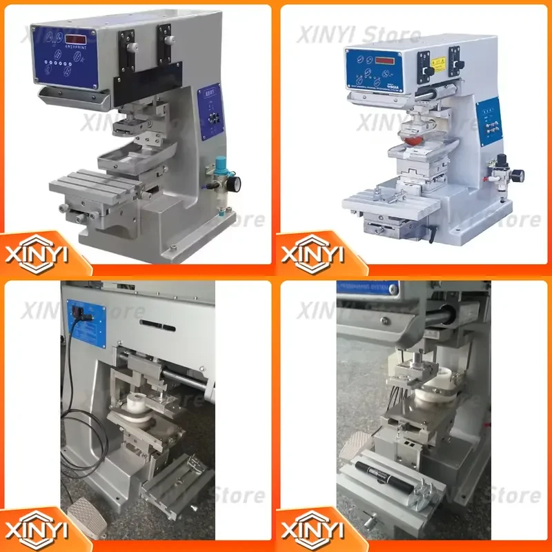for Color LED Bulb Pad Printing Machine with Open Ink Tray Textile Tagless Printing