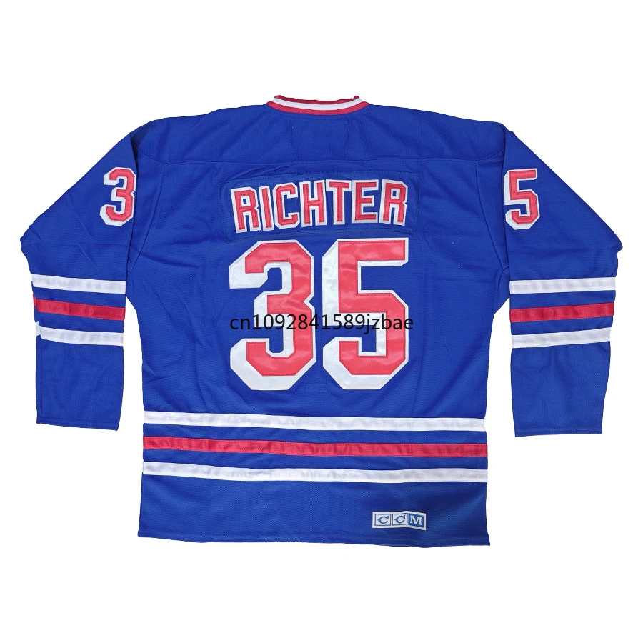 Mike Richter Jersey American New York Retro Ice Hockey Jerseys 68 Jaromir Jagr Jersey All Stitched Sport Sweater Us Mens M-3XL