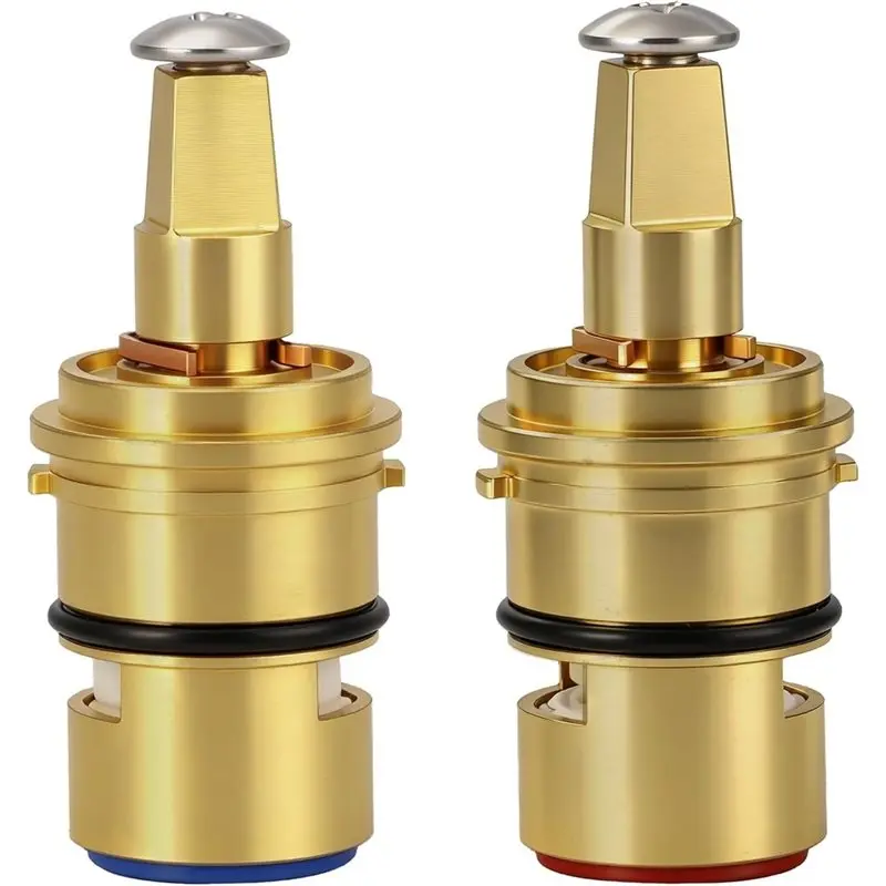 ABKO-2-Pack 52000 Dual Handle Brass Shell Disc Cartridge