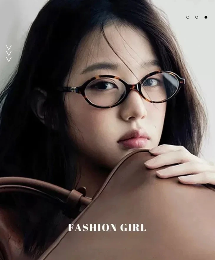 KANDREA Classics Small Frames Anti Blue Ray Myopia Glasses Women Retro Oval Reading Glasses Anti-reflection Prescription Eyewear