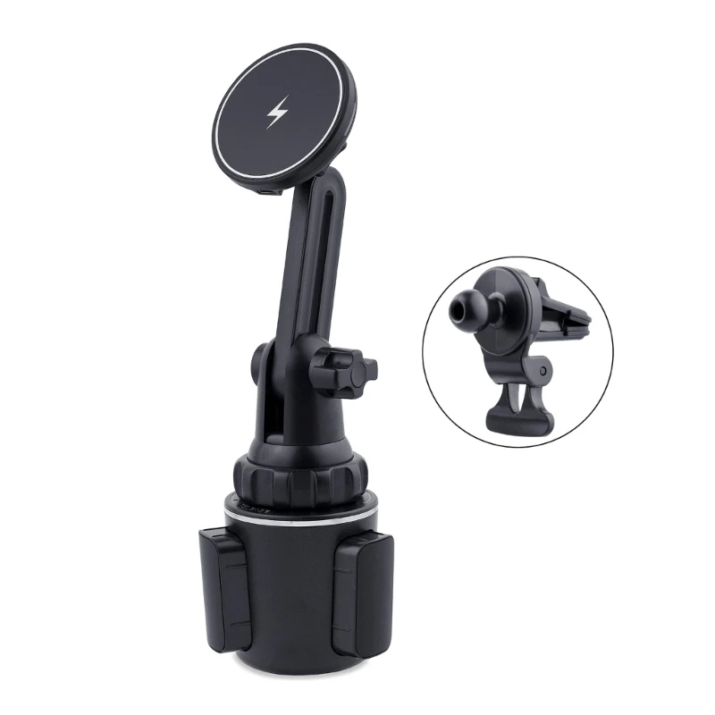 15W Magnetische Draadloze Autohouder Voor MagSafe Bekerhouder Auto Telefoon Mount Voor IOS Telefoon 12/13/14