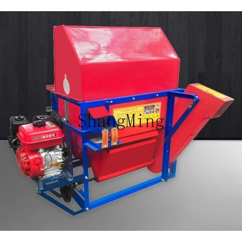 آلة SMthreshing الأرز المنزلية الكهربائية والديزل الذرقة الاغتصاب الدرس حصاد صغير نصف تغذية