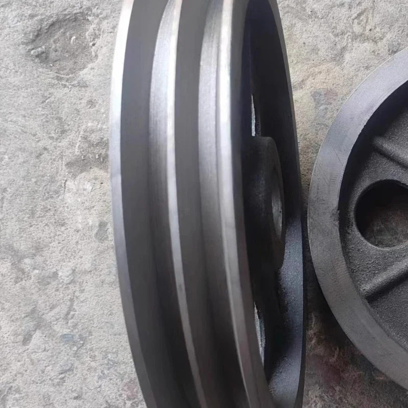 Thickened Double-slot B-type  Double Slot Pulley Dia 220mm V-Belt Pulley Material Cast Iron Power Tool Accessories