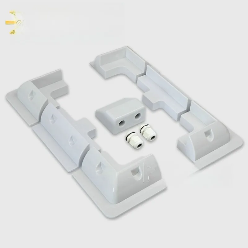 

RV yacht deck solar panel corner protection photovoltaic bracket, solar photovoltaic ABS plastic bracket 7-piece set