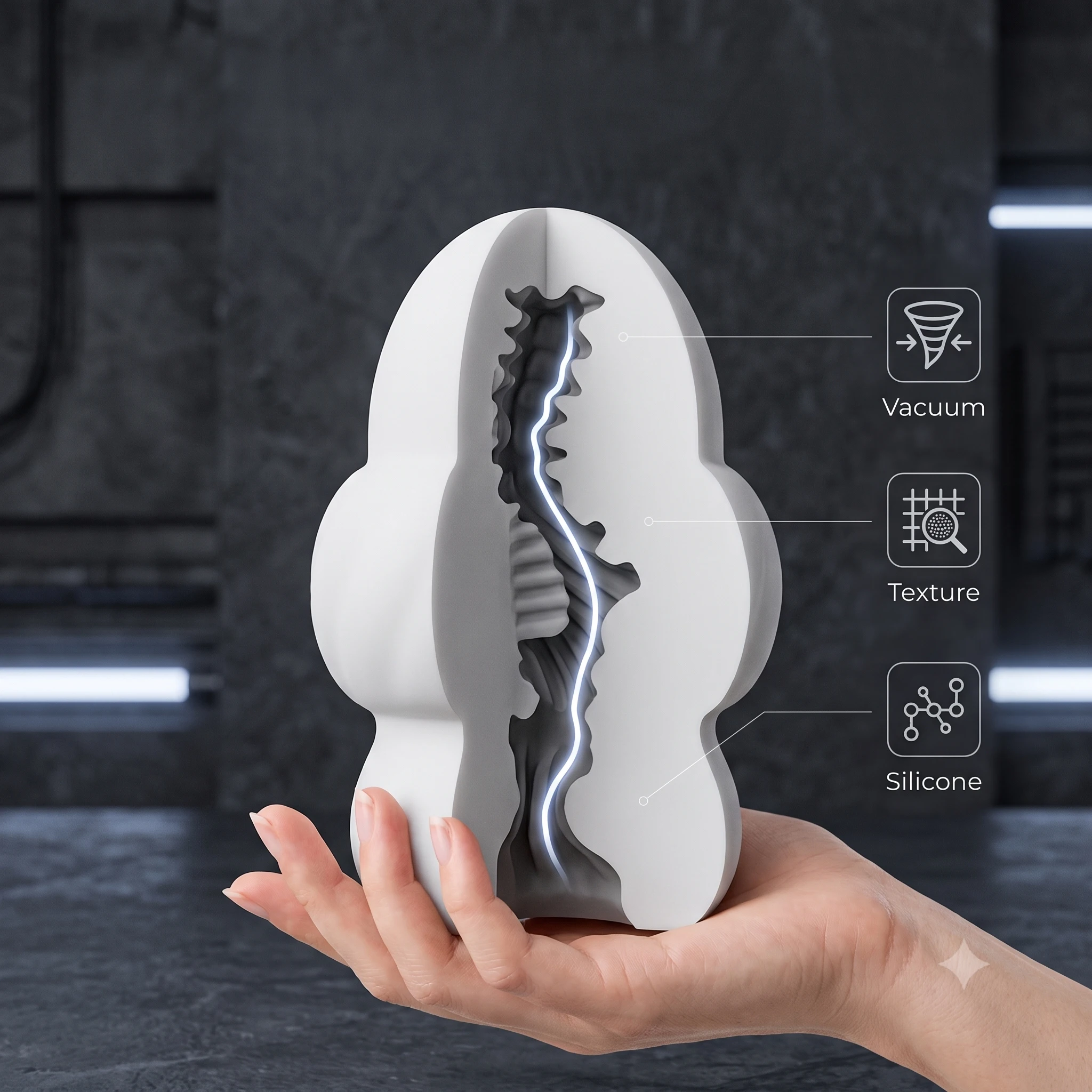 2026 Male Masturbator Cup Soft Silicone Vacuum Sucking Pocket Stroker Manual Endurance Trainer Adult Toys for Men view 2