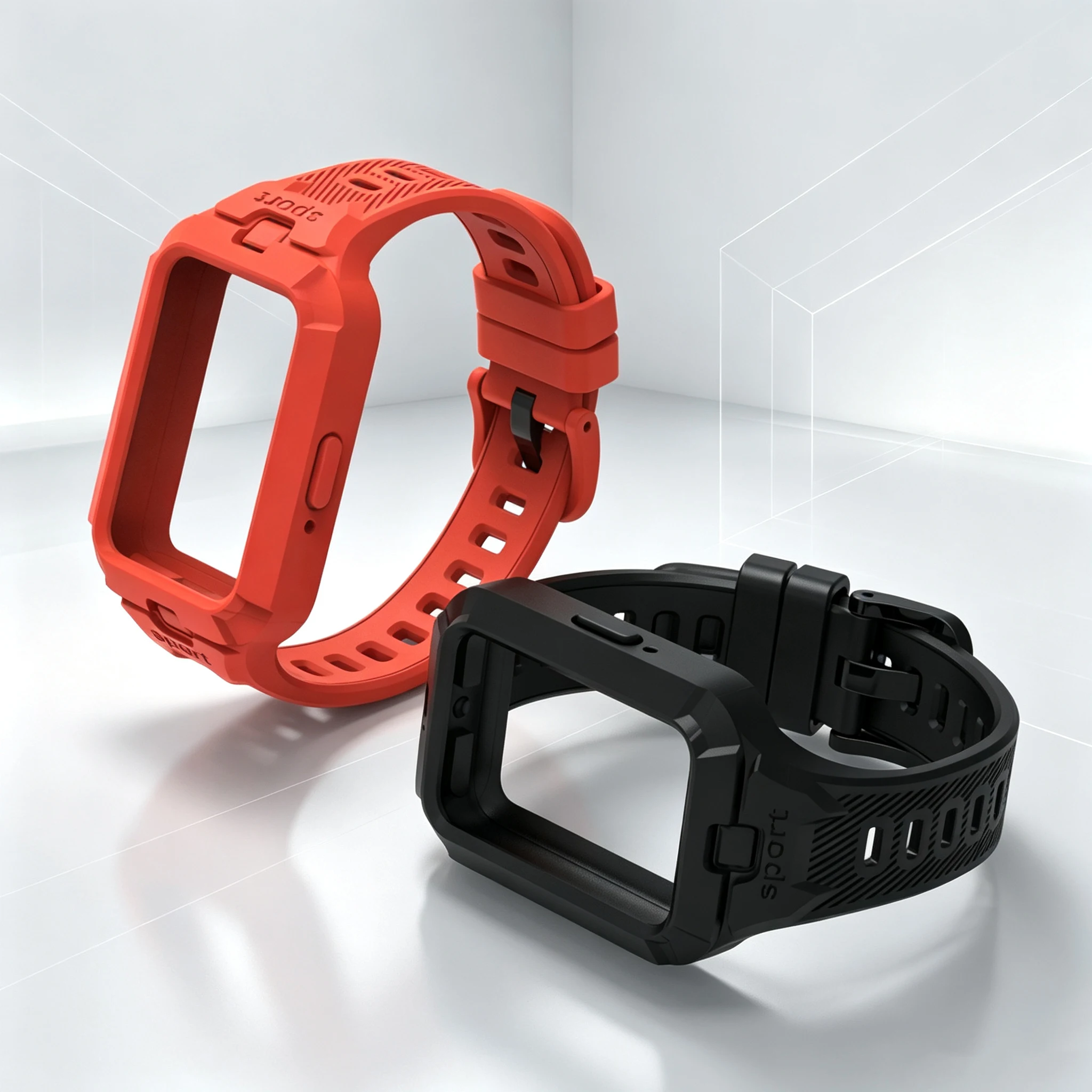 Soft Silicone Strap for Galaxy Fit 3 SM-R390 – Sport Replacement Band Sweatproof Wristband for Fitness Tracker Full integrated