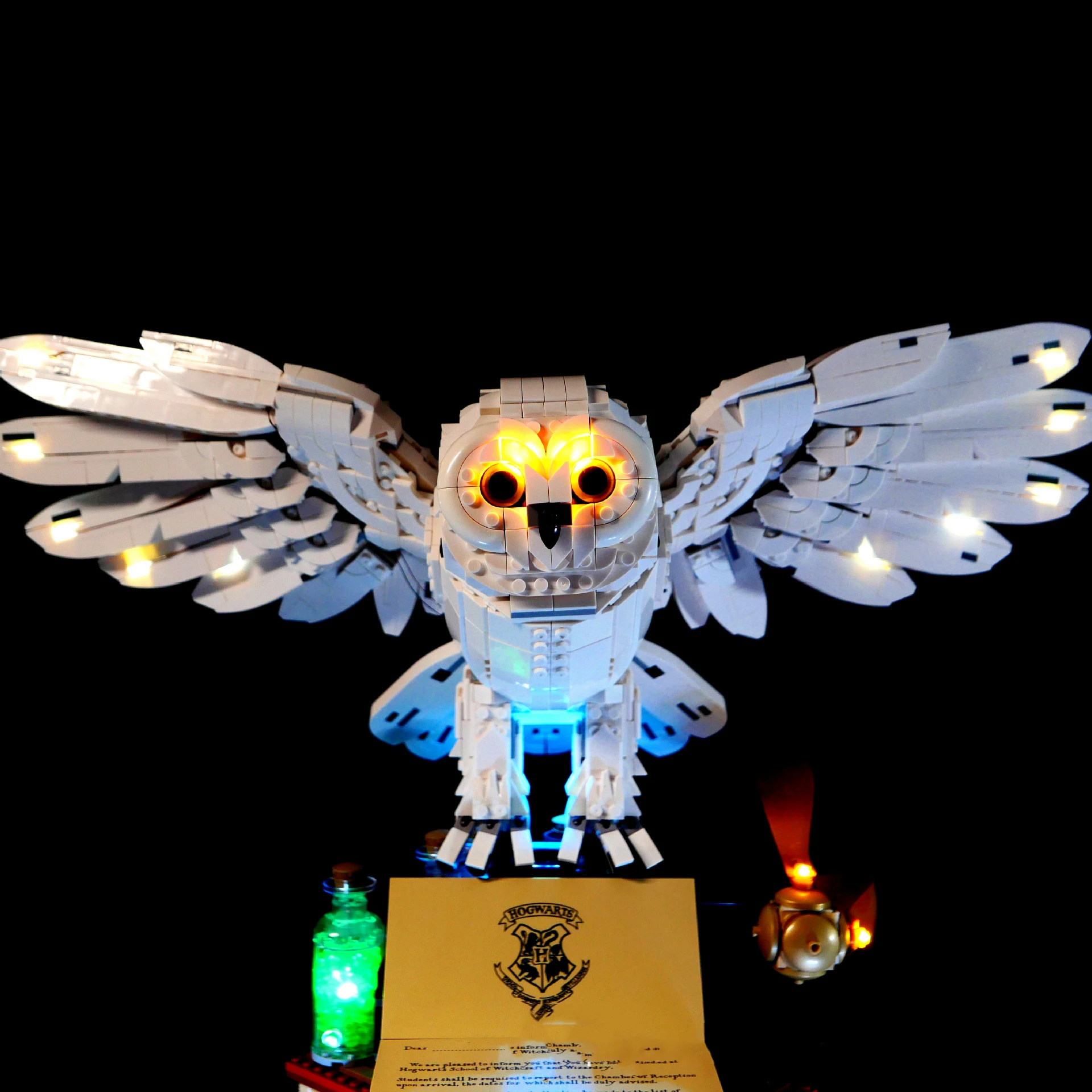 IN STOCK DIY LED Light Set for LEGO 76391 Compatible With Hedwig Icons Collectors Edition Block Building Bricks Accessories Toys