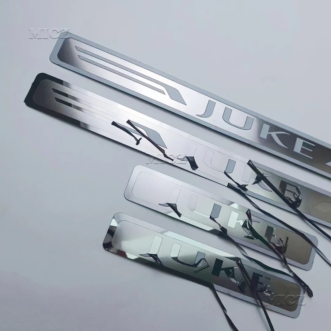 For Nissan JUKE 2010 2011 2012 2013 2014 2015 2016 2017 2018 2019 2020 Door Sill Scuff Plate Guard Pedal Protector Trim
