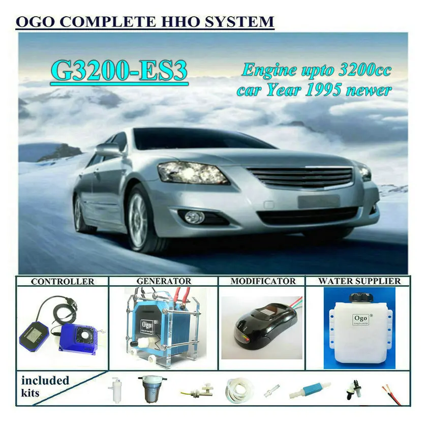 

OGO Complete HHO system G3200-ES3 Smart PWM CHIP UPTO 3200CC