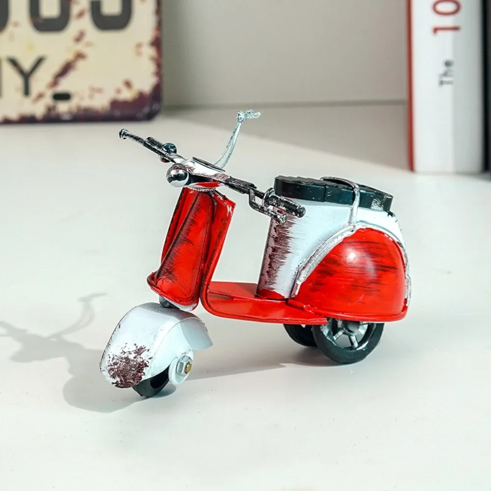 

Mini Iron Motorcycle Model Retro Style Simulation Small Motorcycle Statue Ornament Traffic Toys Vehicle Motorcycle Model