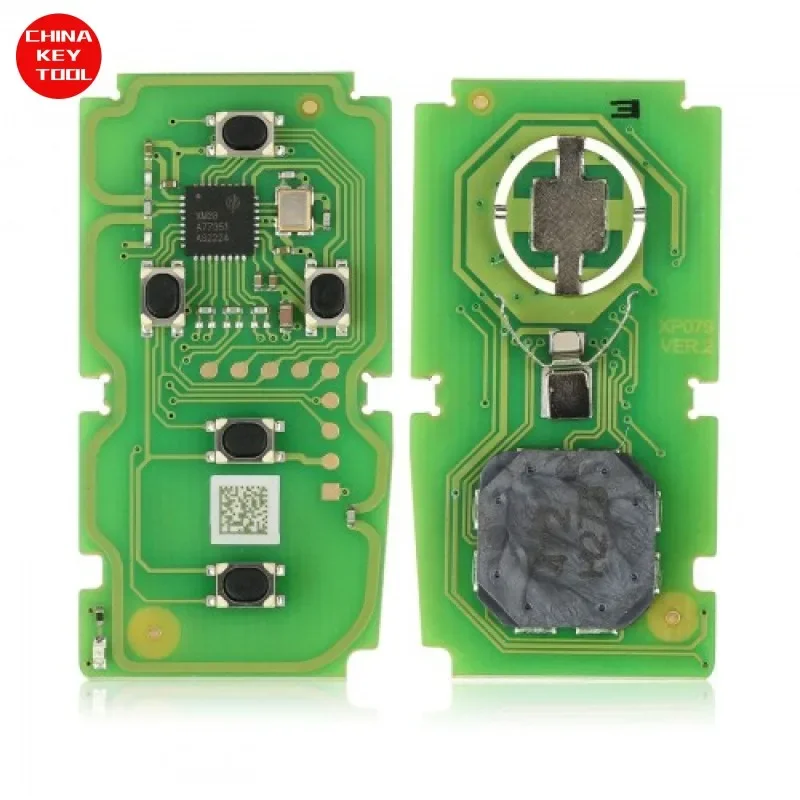 1PCS Xhorse XSTO20EN For Toyota XM38 4/5 Buttons Universal Smart Key PCB with Key Shell