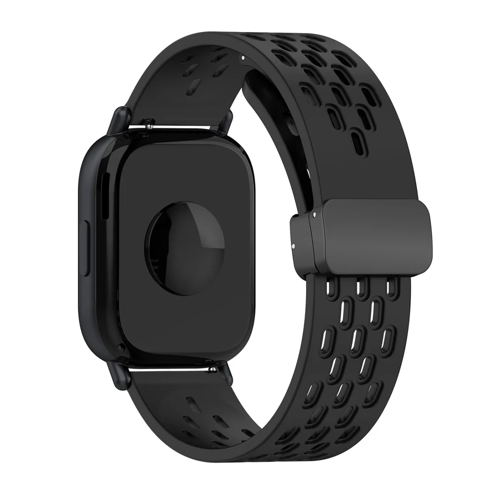 حزام رياضي لساعة Redmi 5 Active/5 Lite سوار معصم من السيليكون المغناطيسي البديل كوريا Redmi Watch 5 حزام نشط