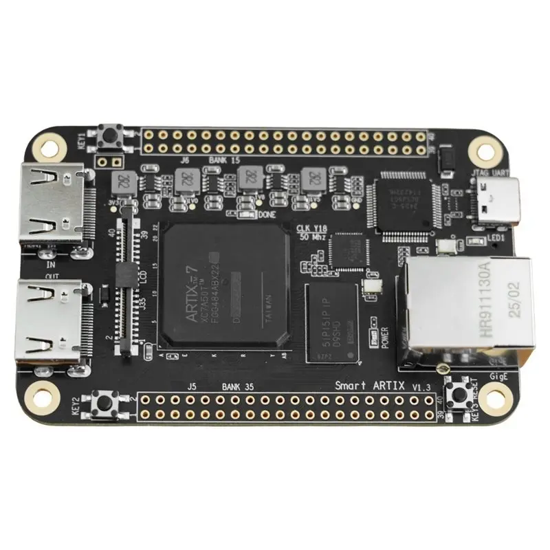 Carte de développement B03B-Smart ARTIX XC7A50T, carte système minimale FPGA (également compatible avec 35T 100T)