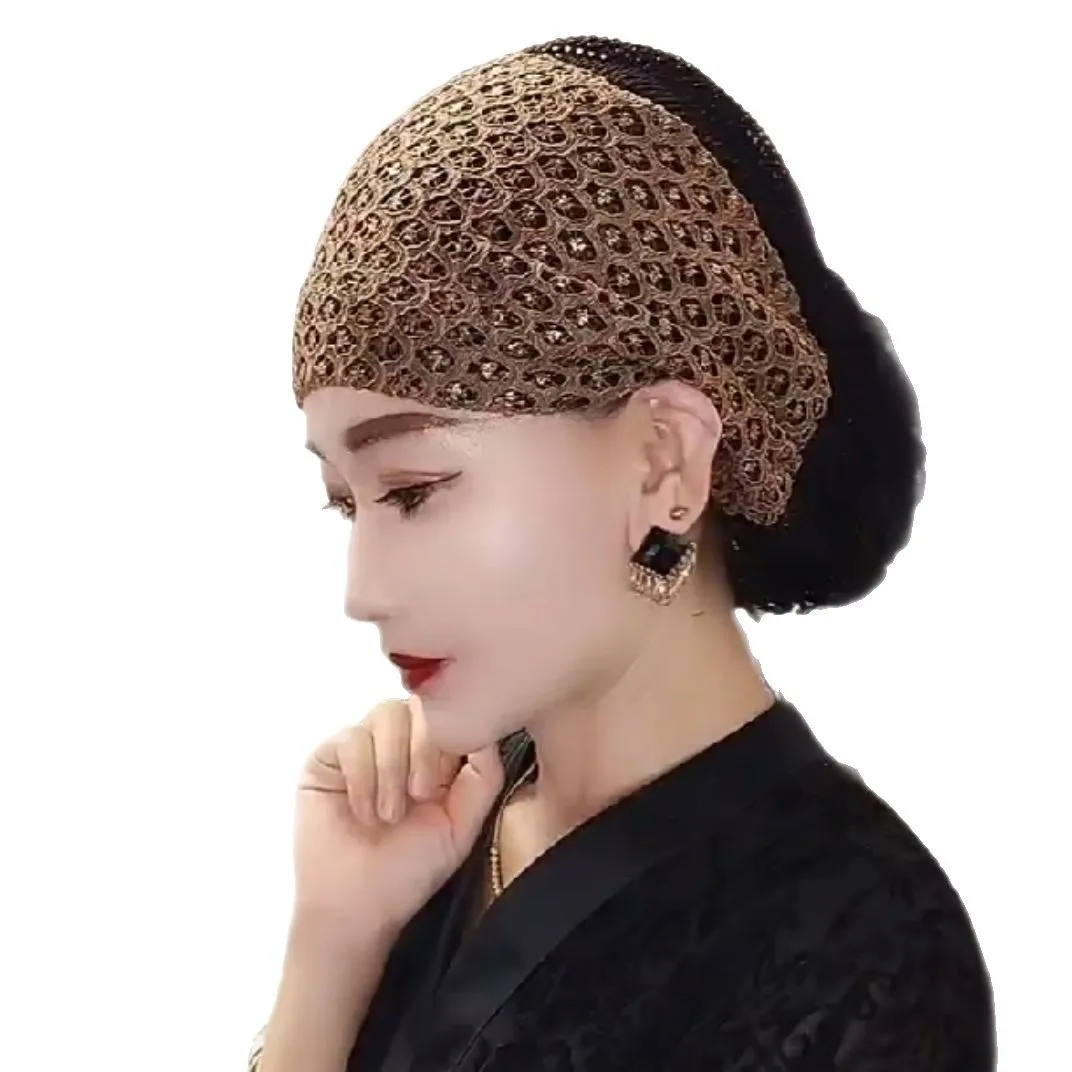 

2025 Summer Fashion Turban Cap Women Breathable Mesh Beanie Hat Muslim Hijab Lace Under Scarf Flower Chemo Hat Hair Loss Bonnet