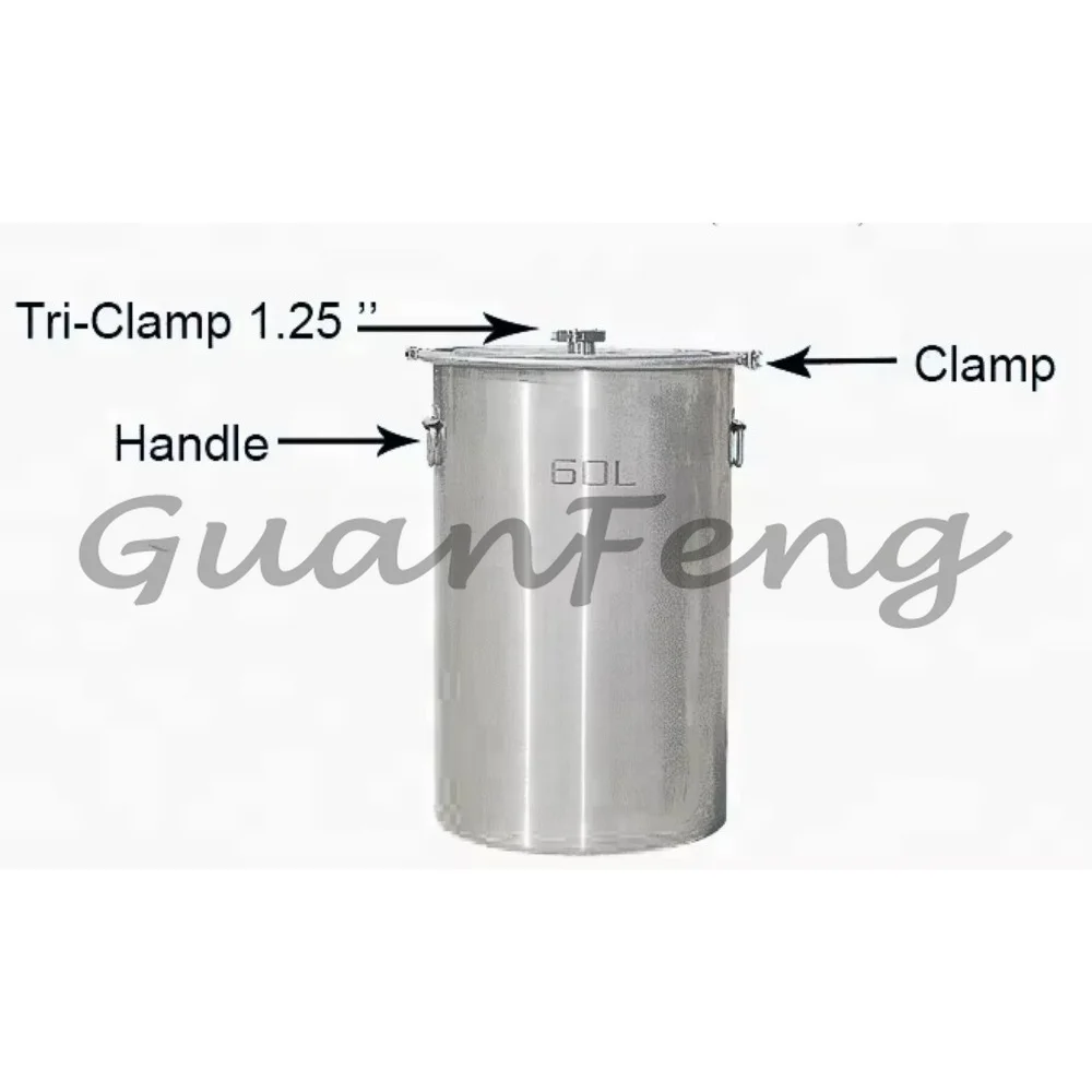 Wine fermenter stainless steel barrel