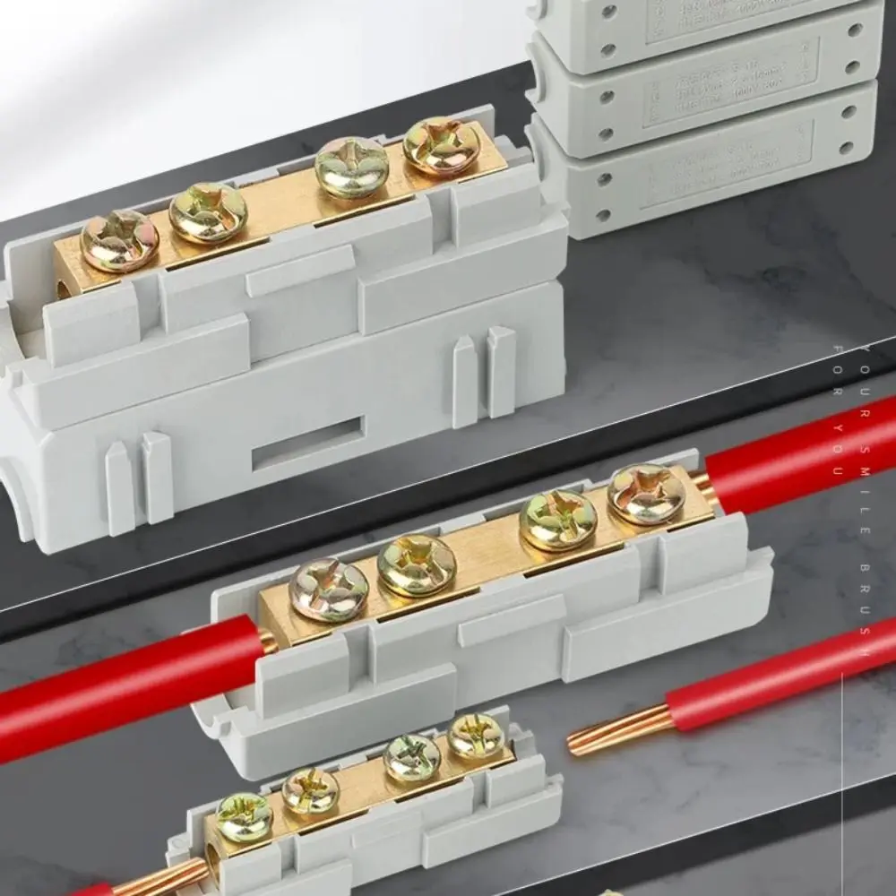Electrical Connectors Spliceable High Power Splitter Brass Reusable Quick Terminal Block Fast Connector Electrical