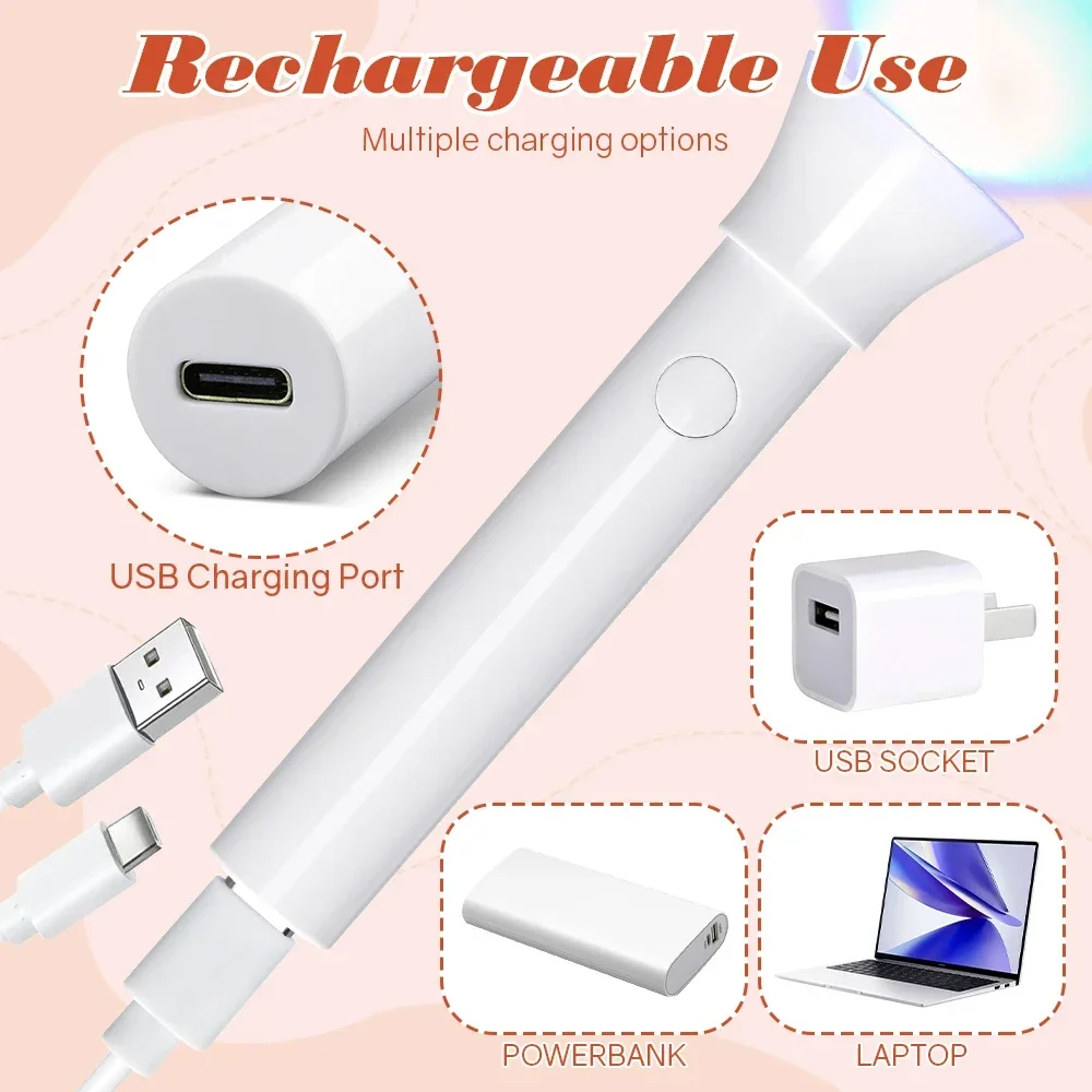 يده LED مصباح لتجفيف الأظافر مصباح قابلة للشحن مصباح مانيكير صغير مجفف الأظافر ل هلام الأظافر قابلية مسمار الفن