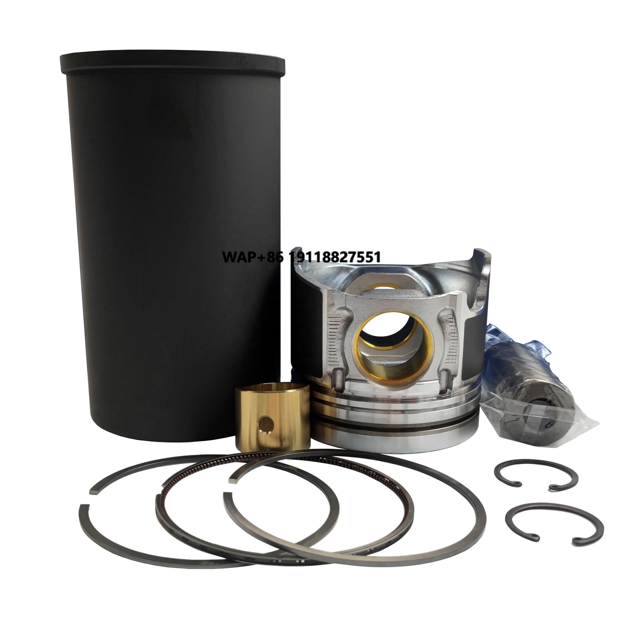 For Hino Engine Repair Parts Set J05E Cylinder Liner Piston Kit S1146-73210 Piston Set S130A-E0100 Piston Ring S1304-E0030