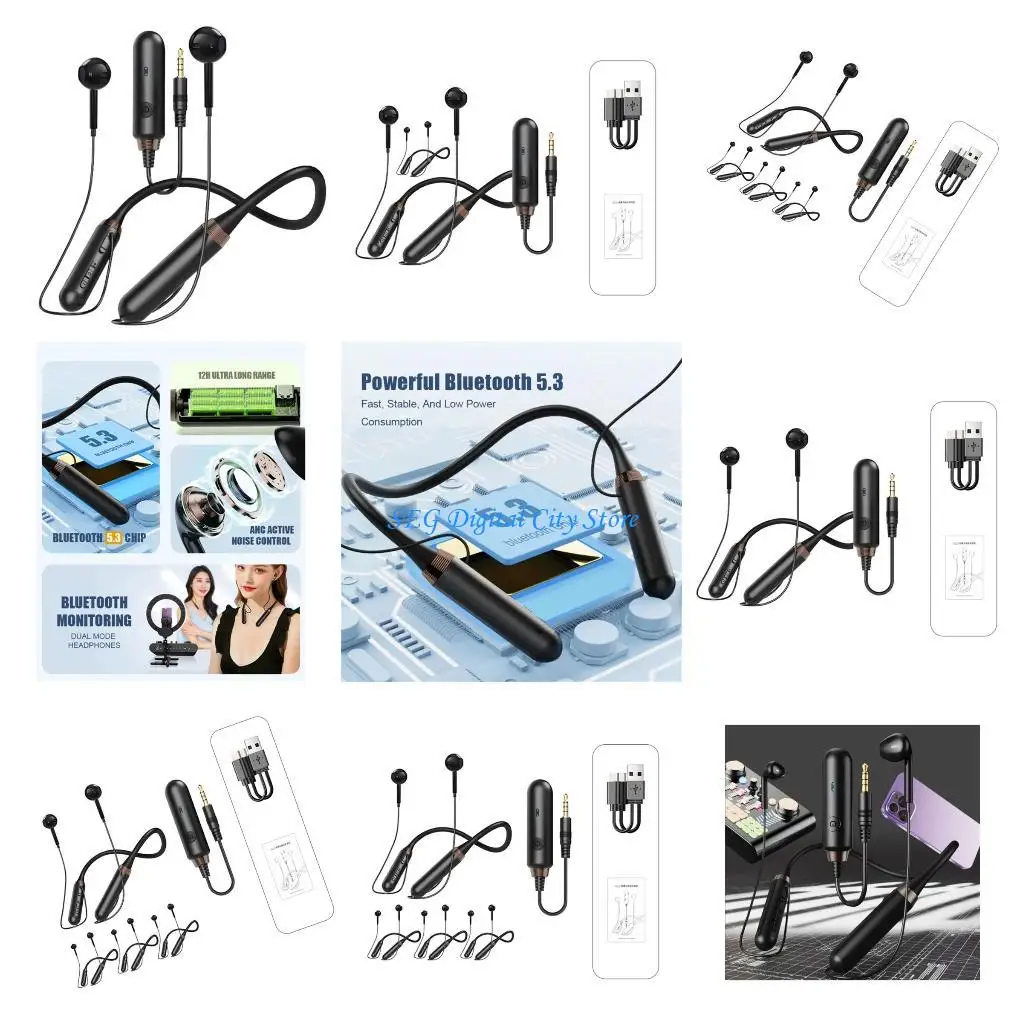 U75B 2.4GHz Wireless in Ear Monitor System for Interviews Lectures Workshops