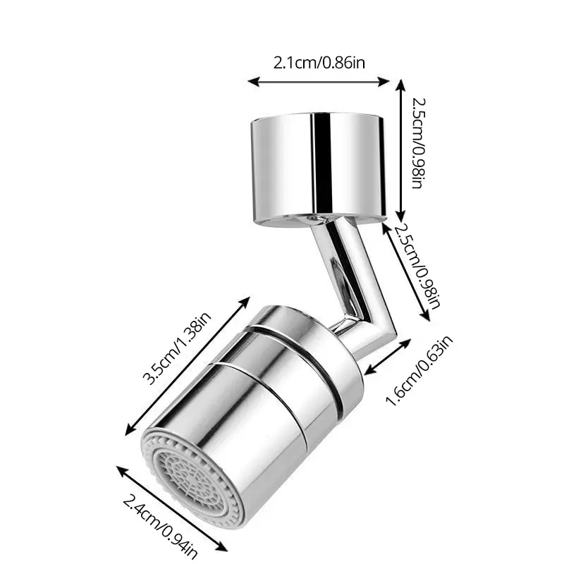 Kitchen Bathroom Pressurized Extension Foaming Faucet 720 Degrees Rotating Dishwashing Wash Face Rinsing Splash Proof Head image 6