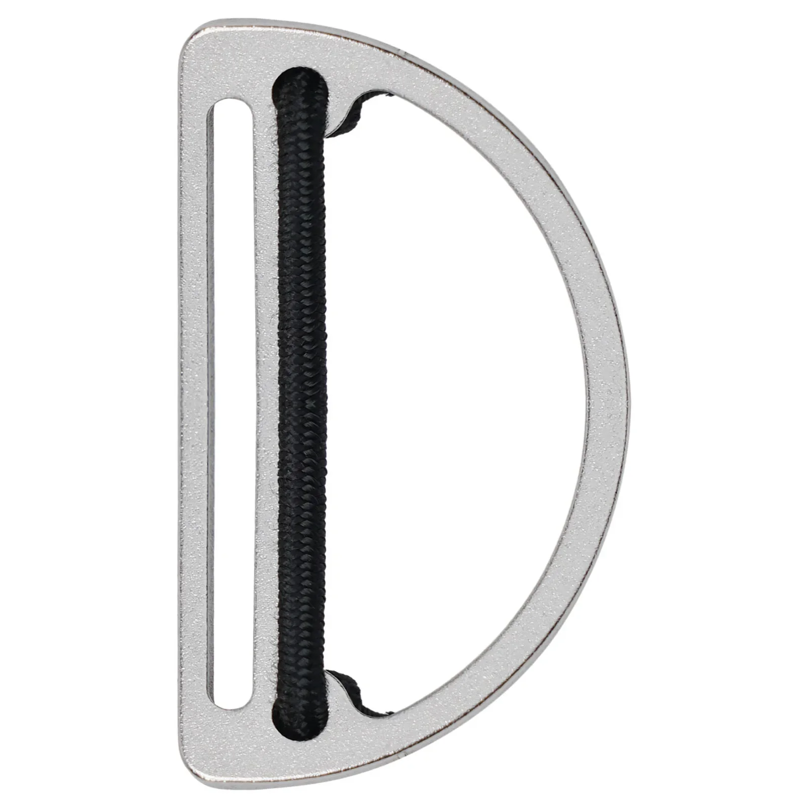 D-Ring Scuba Dive Stopper-gewicht riemschuifhouder met harnashouder Zilveren gesp voor singelband Ideaal voor cilinderbeveiliging