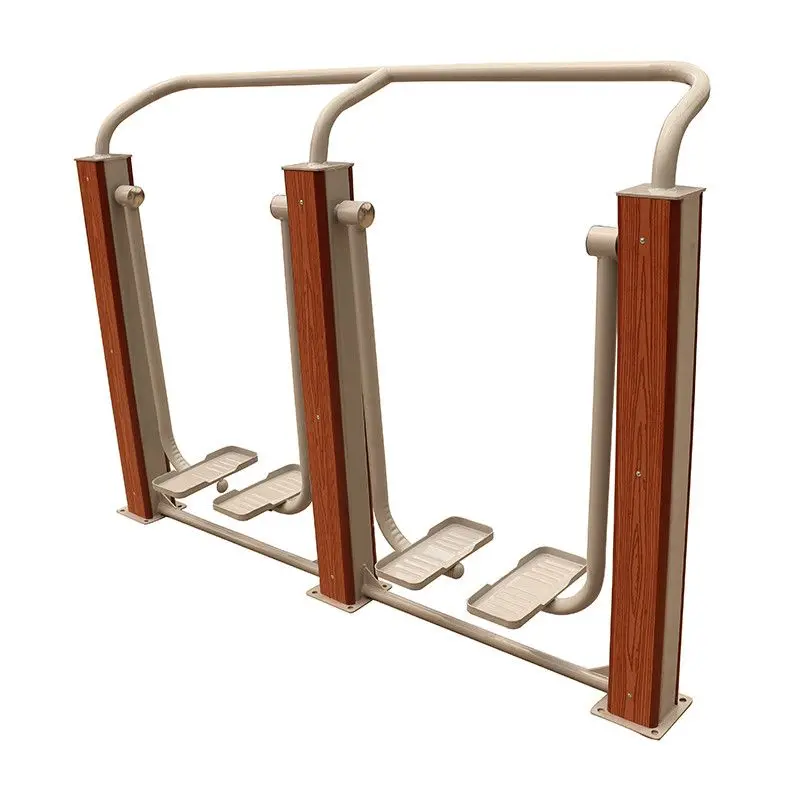 

Combined plastic steel plastic wood fitness equipment outdoor path park community the elderly community walk