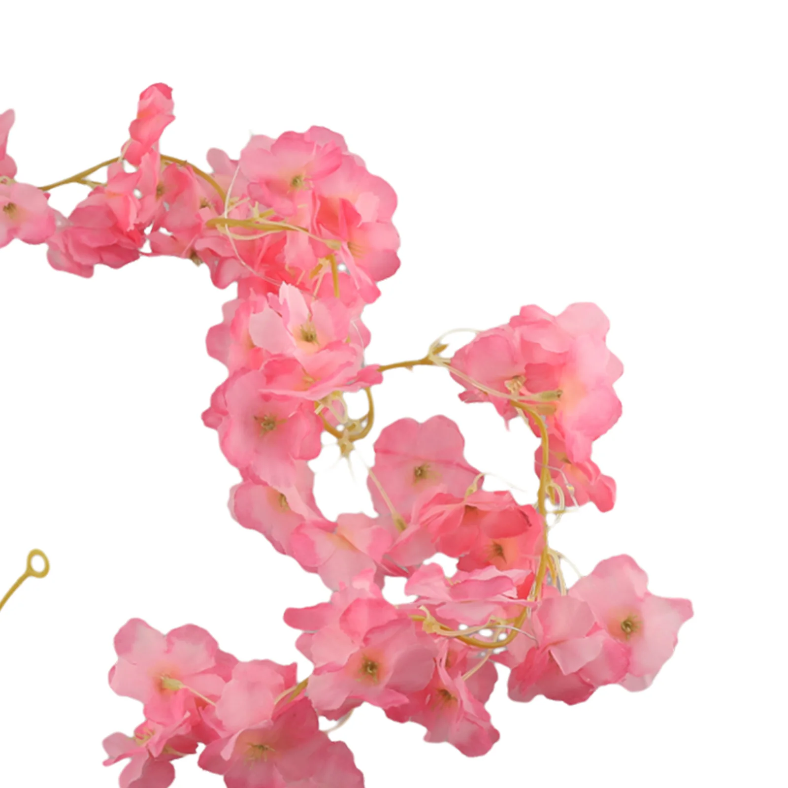 

Light Red Color Artificial Flower Garland 20LED String Light Easy To Use Flexible And Versatile Lifelike Artificial Flowers