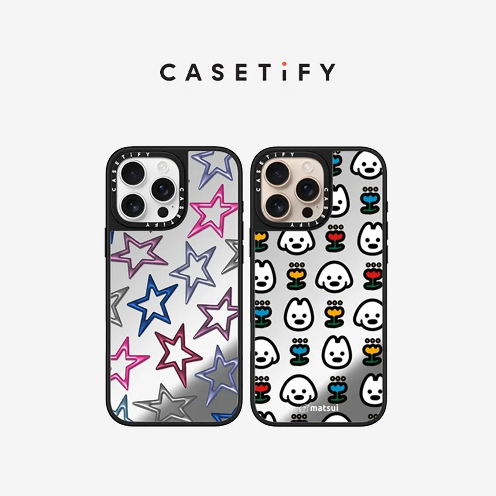 CASETiFY Matsui Stickers Rock Star - Funda Magnética Anticaídas para iPhone 13 14 15 16 17 Pro Max Air Plus